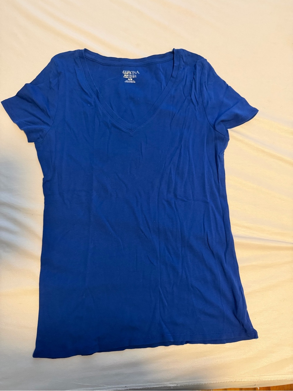 Merona Women's V-Neck Tee in Blue